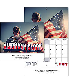 Calendars: American Glory (Patriotic) Stapled Wall Calendar